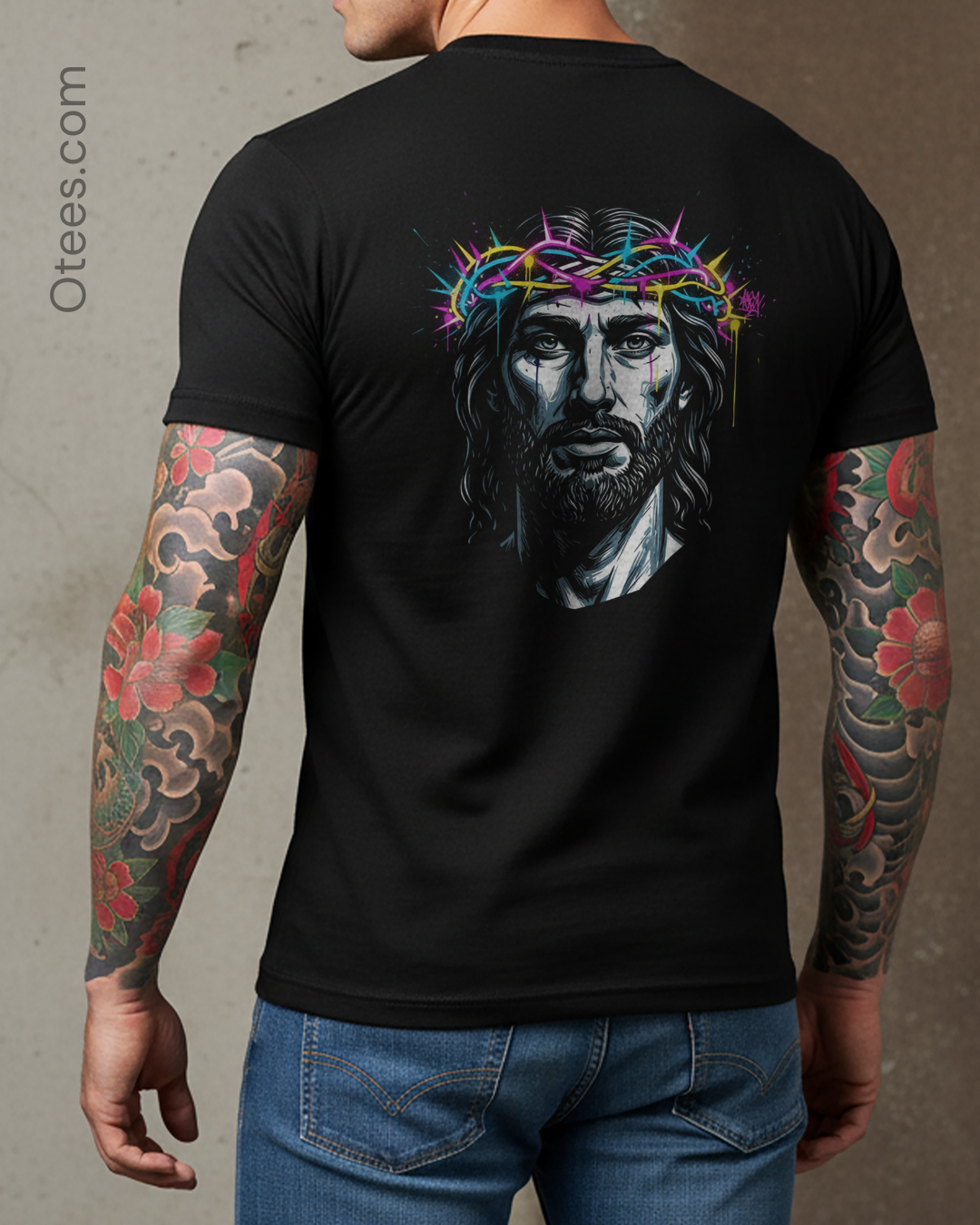 Men’s Round Neck Graphic Tee