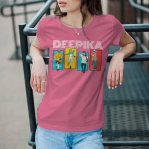 College Life Printed Women’s Half Sleeves Cotton T-Shirt